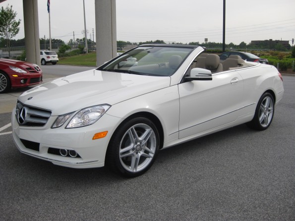 2011 E350 Cabriolet in Arctic White