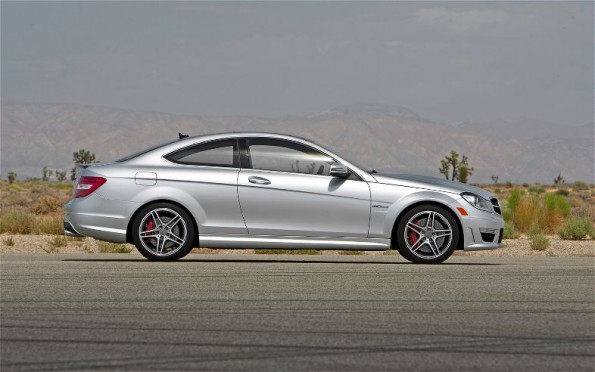 C63 AMG silver