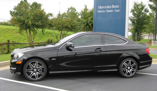 Black C250 coupe