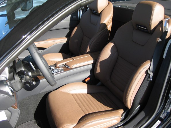 Mercedes SL brown leather