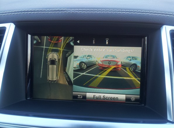 mercedes parking cameras