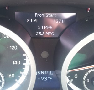 SLK350 fuel economy