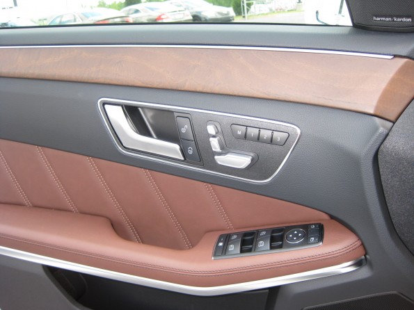 Mercedes E-Class matte satin wood