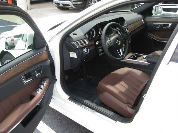 E-Class brown leather