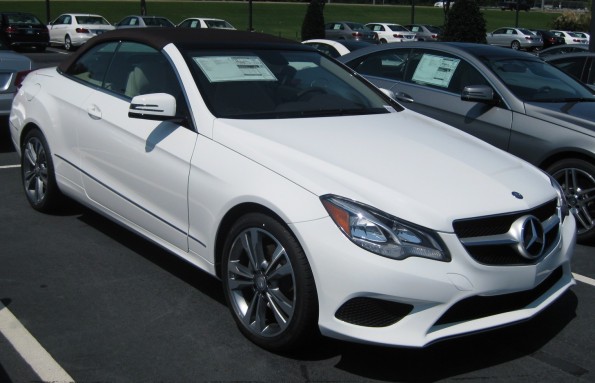 E350 convertible brown