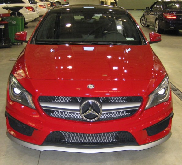 CLA45 silver trim