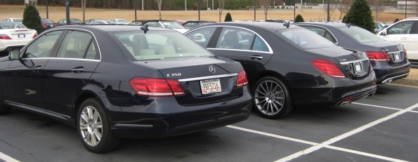 S550 taillights blue