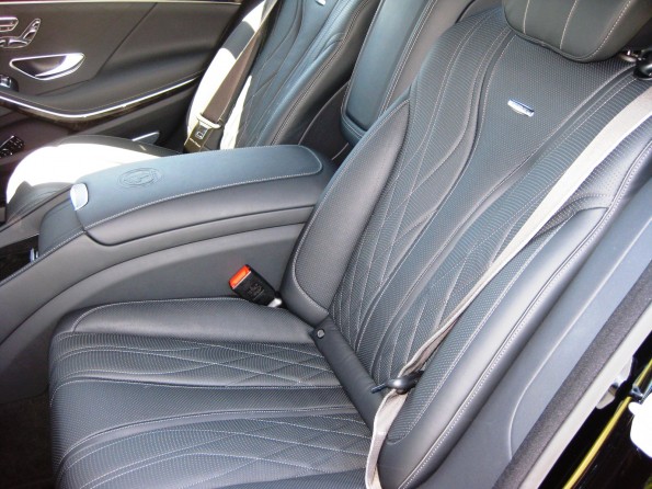 Mercedes S-Class diamond leather