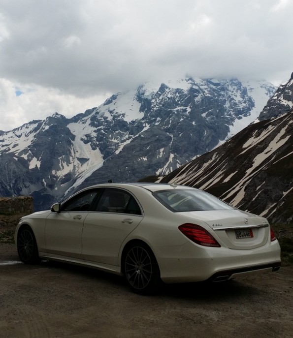 Stelvio Pass Mercedes