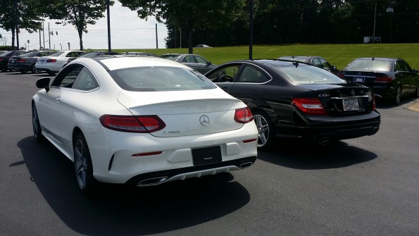 2017 C300 rear end