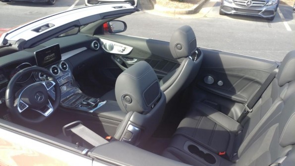 2017 C63 AMG Black Interior
