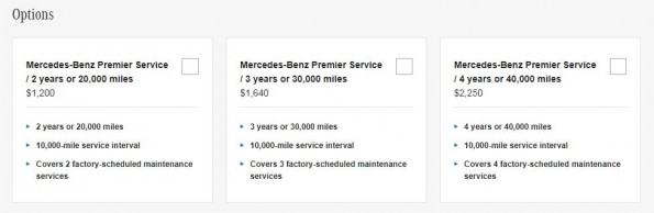 Mercedes Pre-Paid Maintenance